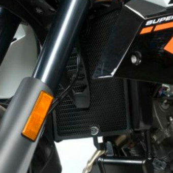 Protection de radiateur R&G Racing Grille de radiateur Alu KTM 990 Supermoto (08-14) Protection de radiateur R&G Racing Grille de radiateur Alu KTM 990 Supermoto (08-14)
