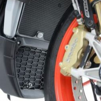 Protection de radiateur R&G Racing Grille de radiateur d'huile Alu Aprilia RSV4/Tuono V4 (15-20) Protection de radiateur R&G Racing Grille de radiateur d'huile Alu Aprilia RSV4/Tuono V4 (15-20)