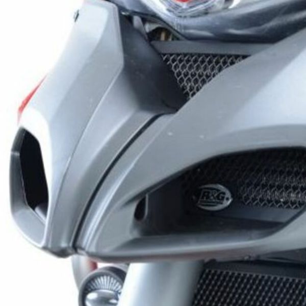 Protection de radiateur R&G Racing Grille de radiateur d'huile Alu Ducati Multistrada 1200 (10-14)