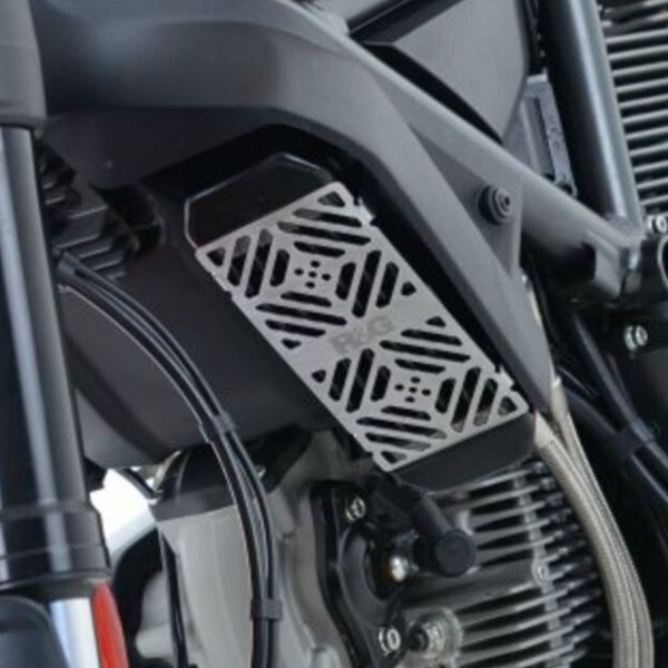 Protection de radiateur R&G Racing Grille de radiateur d'huile Alu Ducati Scrambler 800 (15-21)