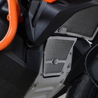 Protection de radiateur R&G Racing Grille de radiateur d'huile Alu KTM 790 Adventure (19-20) Protection de radiateur R&G Racing Grille de radiateur d'huile Alu KTM 790 Adventure (19-20)
