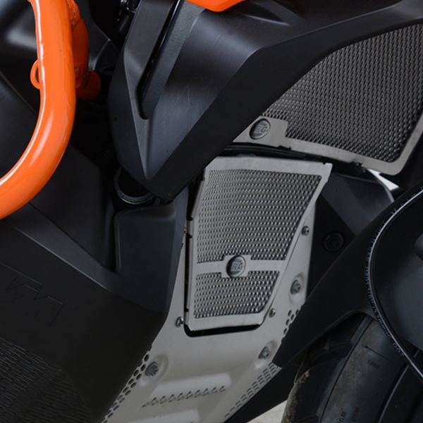 Protection de radiateur R&G Racing Grille de radiateur d'huile Alu KTM 790 Adventure (19-20)