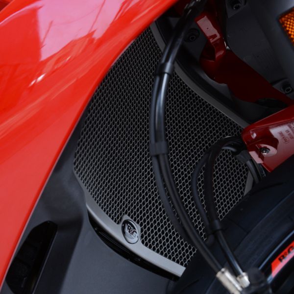 Protection de radiateur R&G Racing Grille de radiateur (eau/huile) Alu Ducati Supersport 937 (17-20)