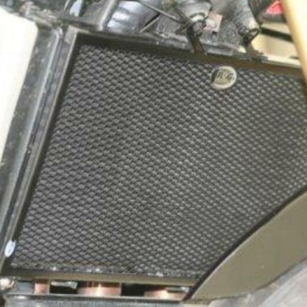 Protection de radiateur R&G Racing Grille de radiateur (eau/huile) Alu Suzuki GSX1340 Hayabusa/B-King (03-1