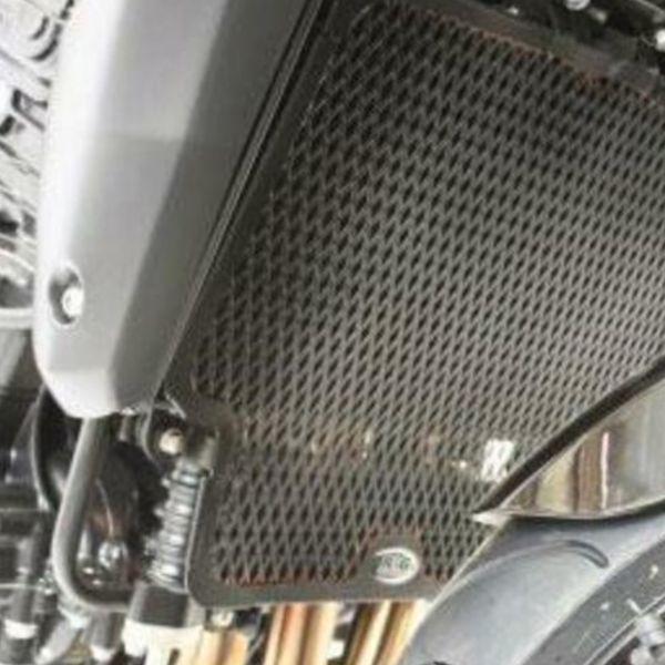 Protection de radiateur R&G Racing Grille de radiateur (eau/huile) Alu Triumph Speed Triple 1050 (10-11)