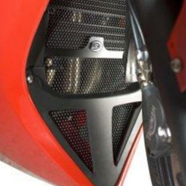 Protection de radiateur R&G Racing Grille de radiateur (eau/huile) Alu Triumph Sprint ST/GT 1050 (10-14)