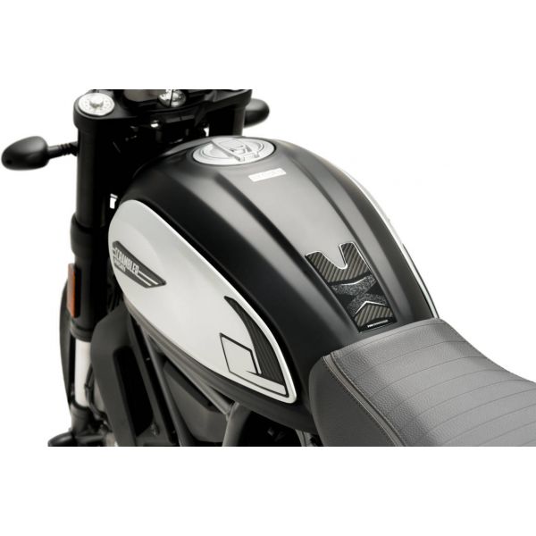Protege reservoir Puig Tankpad 3 pieces Ducati Scrambler 800/1100/Sixty2 (15-21)