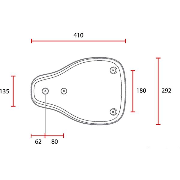 C-Racer Bobber Solo Seat Large
