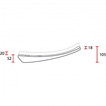 C-Racer Bobber Solo Seat Large