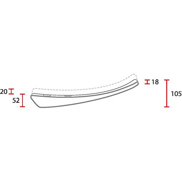 C-Racer Bobber Solo Seat Large