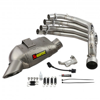 Ligne complète Akrapovic Racing Inox/Titane Honda CB650R/CB650F/CBR650R/CBR650F (14-23) Ligne complète Akrapovic Racing Inox/Titane Honda CB650R/CB650F/CBR650R/CBR650F (14-23)