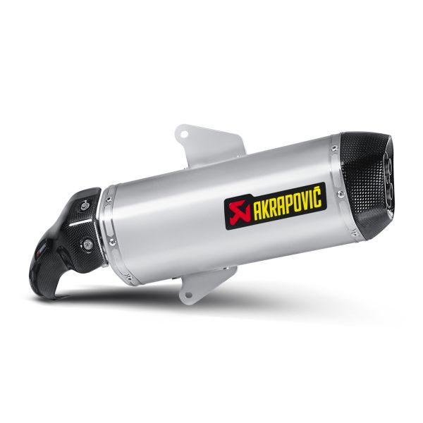 Silencieux Akrapovic Inox/Carbone Aprilia SRV850/Gilera GP 800 (08-16)