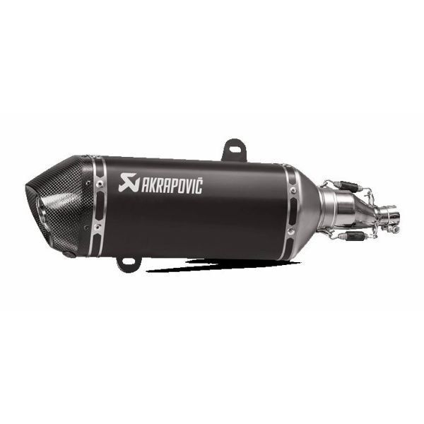 Silencieux Akrapovic Inox/Carbone Black Vespa GTS125/GTS150 (17-20)