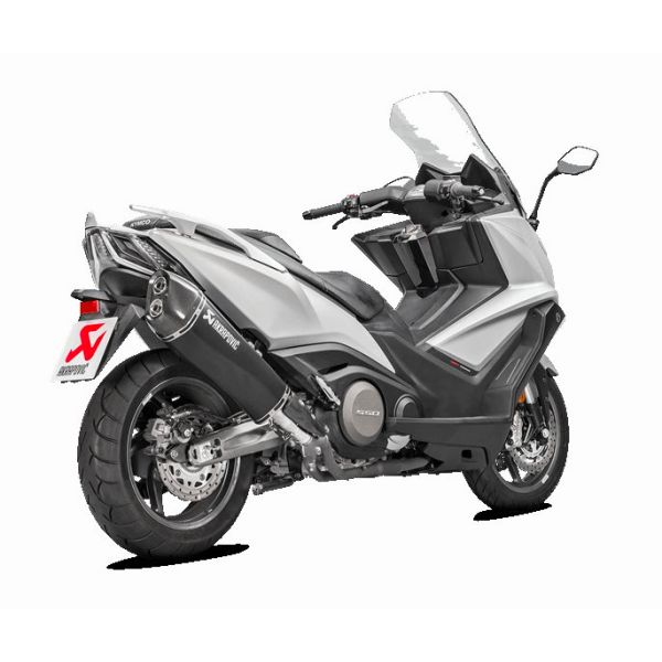 Akrapovic Inox/Carbone Kymco AK550 (17-20)