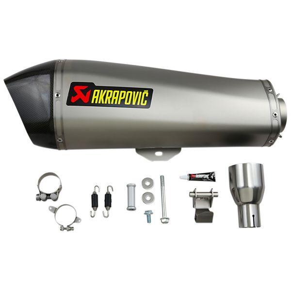 Silencieux Akrapovic Inox/Carbone Piaggio MP3/X-EVO/Beverly, Peugeot Satelis, Gilera Fuoco