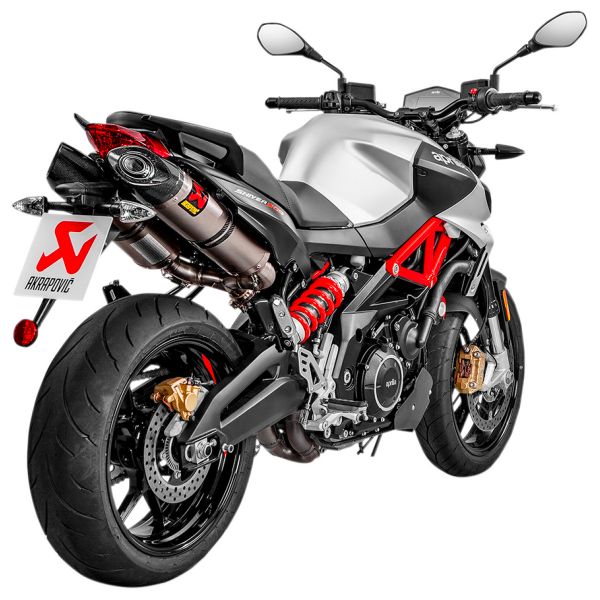Akrapovic Titane/Carbone Aprilia Shiver 900 (17-20)