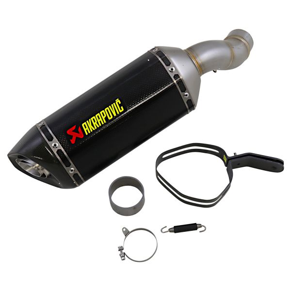 Silencieux Akrapovic Titane/Carbone Kawasaki Ninja 400/Z400 (18-20)