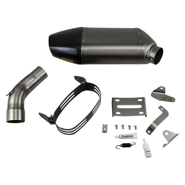 Silencieux Akrapovic Titane/Carbone Kawasaki ZX-6R (07-08)