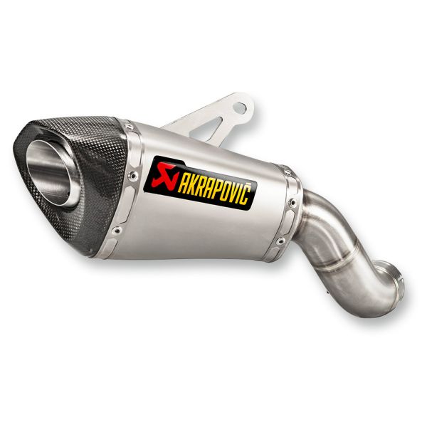 Silencieux Akrapovic Titane/Carbone Short Kawasaki Z900 (17-19)
