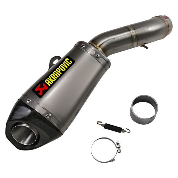 Silencieux Akrapovic Titane/Carbone Short Kawasaki Z900 (20-23)