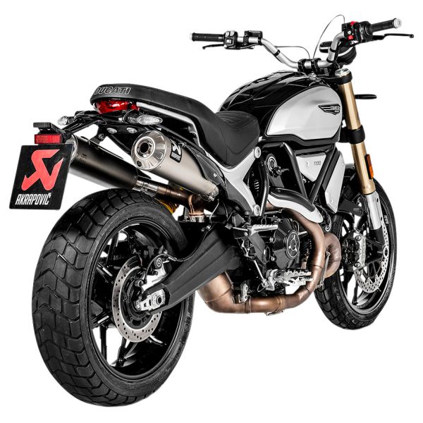 Akrapovic Titane Ducati Scrambler 1100 (18-23)