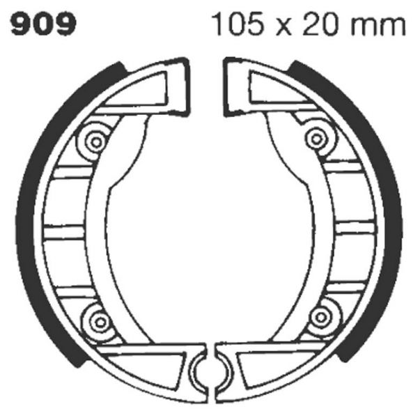 Machoires de frein EBC EBC Standard 909