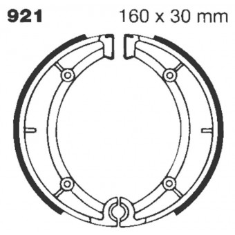 Machoires de frein EBC EBC Standard 921 Machoires de frein EBC EBC Standard 921