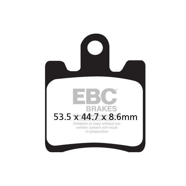 Plaquettes de frein moto EBC EBC Carbone Scooter SFAC283/4 Plaquettes de frein moto EBC EBC Carbone Scooter SFAC283/4