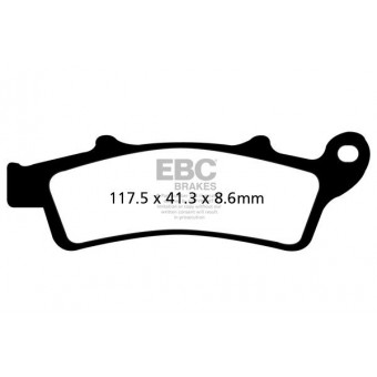 Plaquettes de frein moto EBC EBC Carbone Scooter SFAC324 Plaquettes de frein moto EBC EBC Carbone Scooter SFAC324