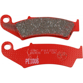 Plaquettes de frein moto EBC EBC Carbone Tout Terrain FA125TT Plaquettes de frein moto EBC EBC Carbone Tout Terrain FA125TT