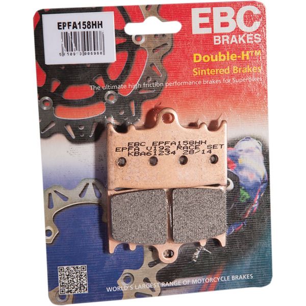 Plaquettes de frein moto EBC EBC Mtal Fritt EPFA158HH