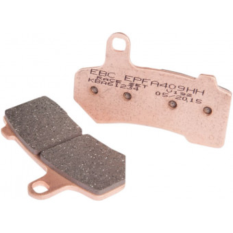 Plaquettes de frein moto EBC EBC Métal Fritté EPFA409HH Plaquettes de frein moto EBC EBC Métal Fritté EPFA409HH