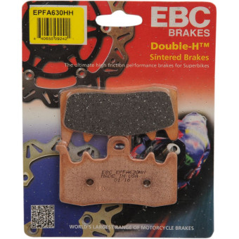 Plaquettes de frein moto EBC EBC Métal Fritté EPFA630HH Plaquettes de frein moto EBC EBC Métal Fritté EPFA630HH