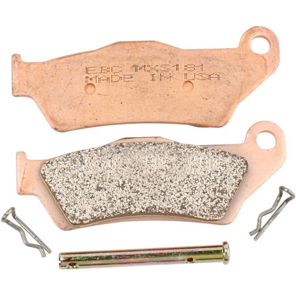 Plaquettes de frein moto EBC EBC Métal Fritté MXS MXS181 Plaquettes de frein moto EBC EBC Métal Fritté MXS MXS181
