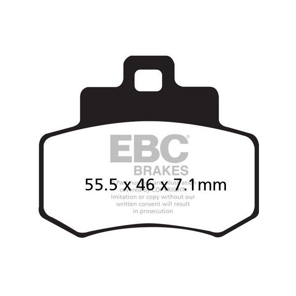 Plaquettes de frein moto EBC EBC M�tal Fritt� Scooter SFA356HH
