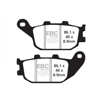 Plaquettes de frein moto EBC EBC Mtal Fritt Scooter SFA358HH