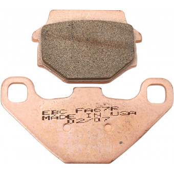 Plaquettes de frein moto EBC EBC Métal Fritté Série R FA067R Plaquettes de frein moto EBC EBC Métal Fritté Série R FA067R
