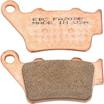 Plaquettes de frein moto EBC EBC Métal Fritté Série R FA208R Plaquettes de frein moto EBC EBC Métal Fritté Série R FA208R