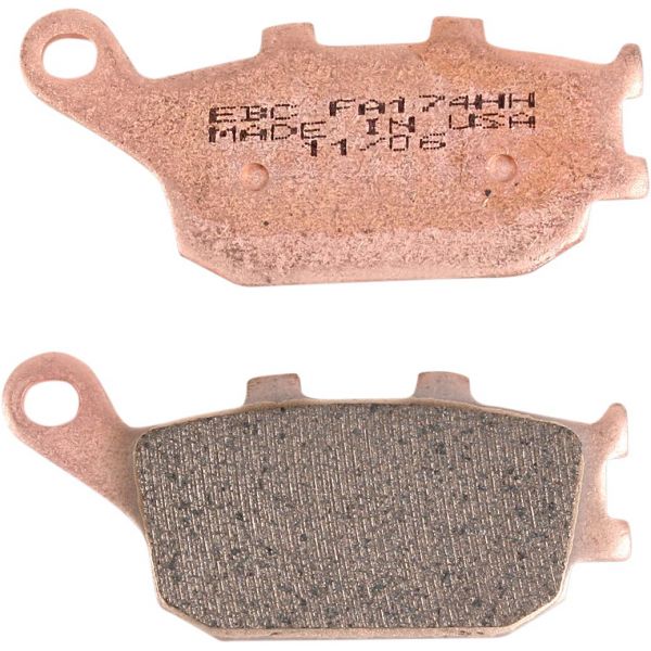 Plaquettes de frein moto EBC EBC Métal Fritté Type HH FA174HH Plaquettes de frein moto EBC EBC Métal Fritté Type HH FA174HH