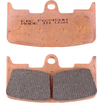 Plaquettes de frein moto EBC EBC Métal Fritté Type HH FA345HH Plaquettes de frein moto EBC EBC Métal Fritté Type HH FA345HH
