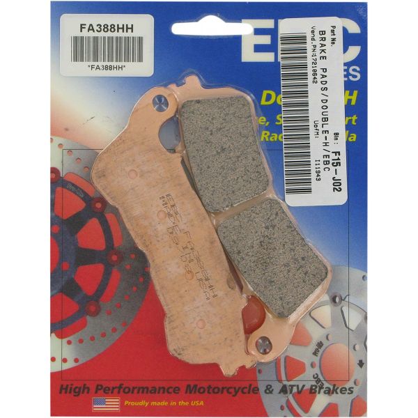 Plaquettes de frein moto EBC EBC Mtal Fritt Type HH FA388HH