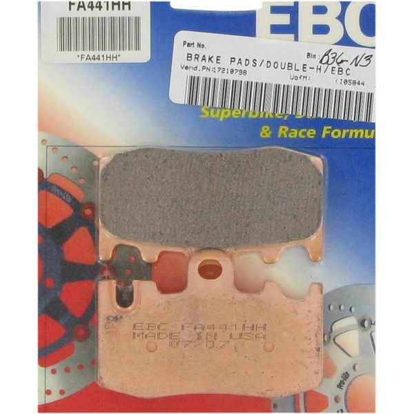 Plaquettes de frein moto EBC EBC Mtal Fritt Type HH FA441HH