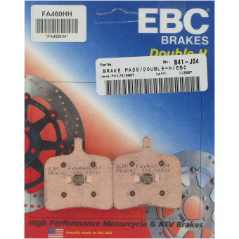 Plaquettes de frein moto EBC EBC Mtal Fritt Type HH FA460HH