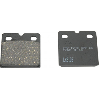 Plaquettes de frein moto EBC EBC Organique FA FA018 Plaquettes de frein moto EBC EBC Organique FA FA018