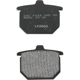 Plaquettes de frein moto EBC EBC Organique FA FA029 Plaquettes de frein moto EBC EBC Organique FA FA029
