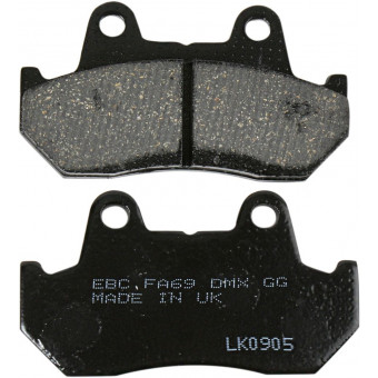 Plaquettes de frein moto EBC EBC Organique FA FA069 Plaquettes de frein moto EBC EBC Organique FA FA069