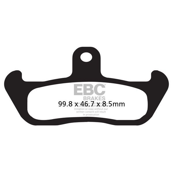 Plaquettes de frein moto EBC EBC Organique FA FA134