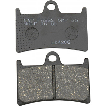 Plaquettes de frein moto EBC EBC Organique FA FA252 Plaquettes de frein moto EBC EBC Organique FA FA252