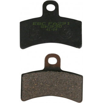 Plaquettes de frein moto EBC EBC Organique FA FA291 Plaquettes de frein moto EBC EBC Organique FA FA291