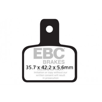 Plaquettes de frein moto EBC EBC Organique FA FA495 Plaquettes de frein moto EBC EBC Organique FA FA495